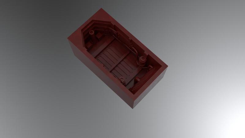 AV-8B + Harrier II Front Landing gear wheels bay (1/48 Hasegawa kit)