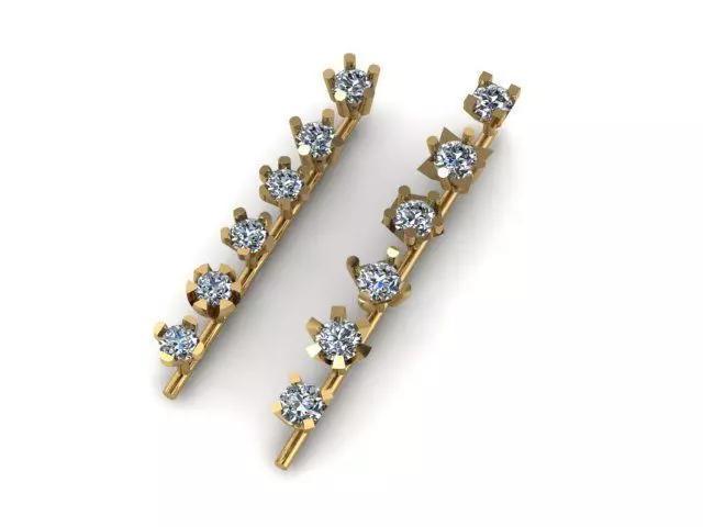 single daimond woman nose pins
