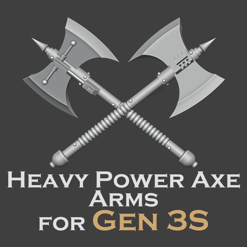 Gen 3S Heavy Power Axe arms