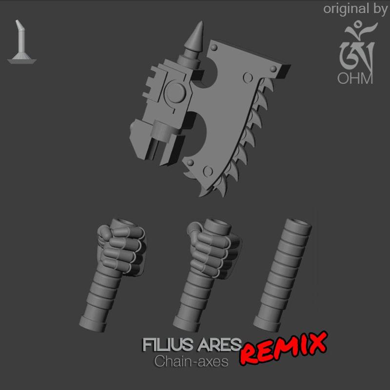 Filius Ares Chain-axe blades Remix