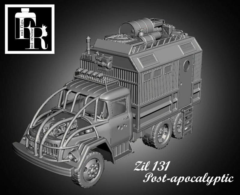 Bitume/Gaslands Zil 131 post-apocalyptic
