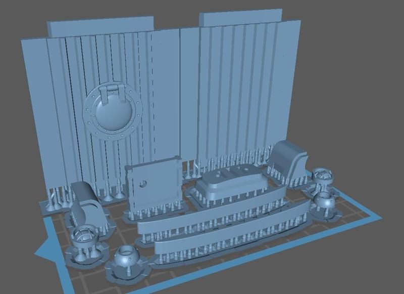 Rogal Dorn Praetorian Tank Magnetization Kit and Bottom