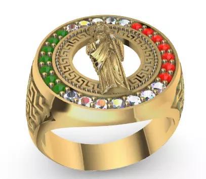 Saint Jude Signet Ring anillo san judas