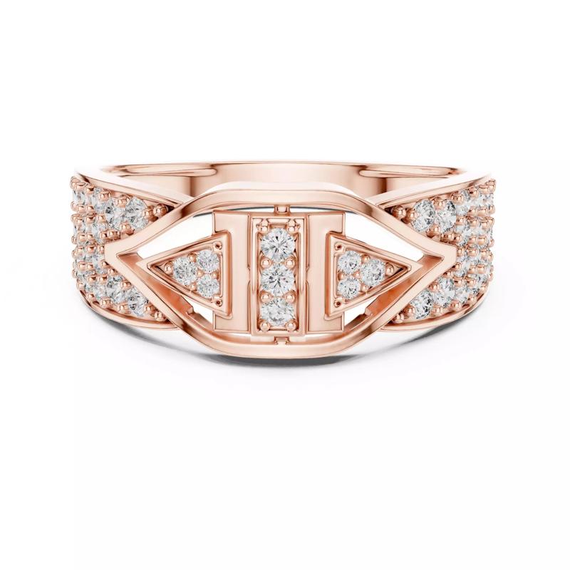 Round-cut Diamond Engagement Wedding Ring 3DM STL Video