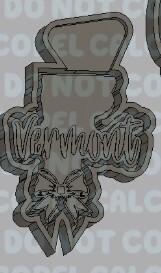 States with Bow Silicone Mold Housing - Vermont