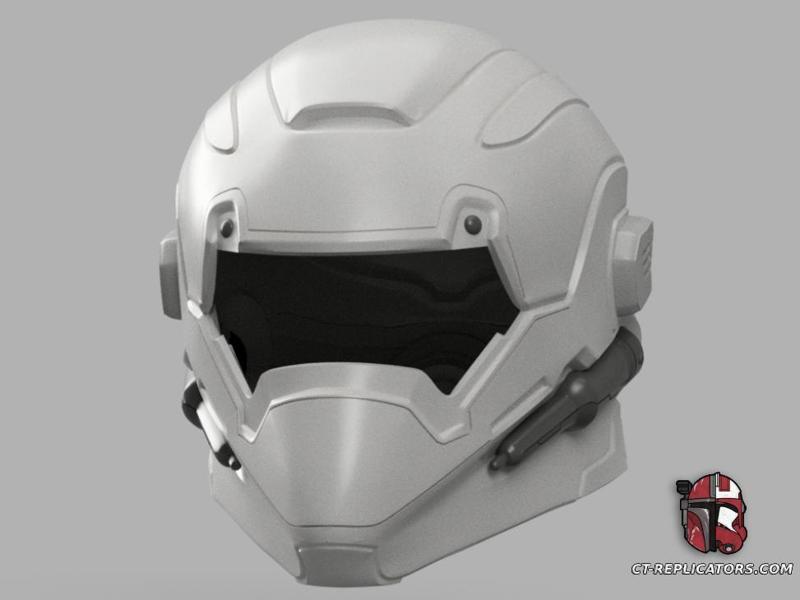 Helldivers 2 - CM-21 Trench Paramedic Helmet Cosplay 1:1 Replica