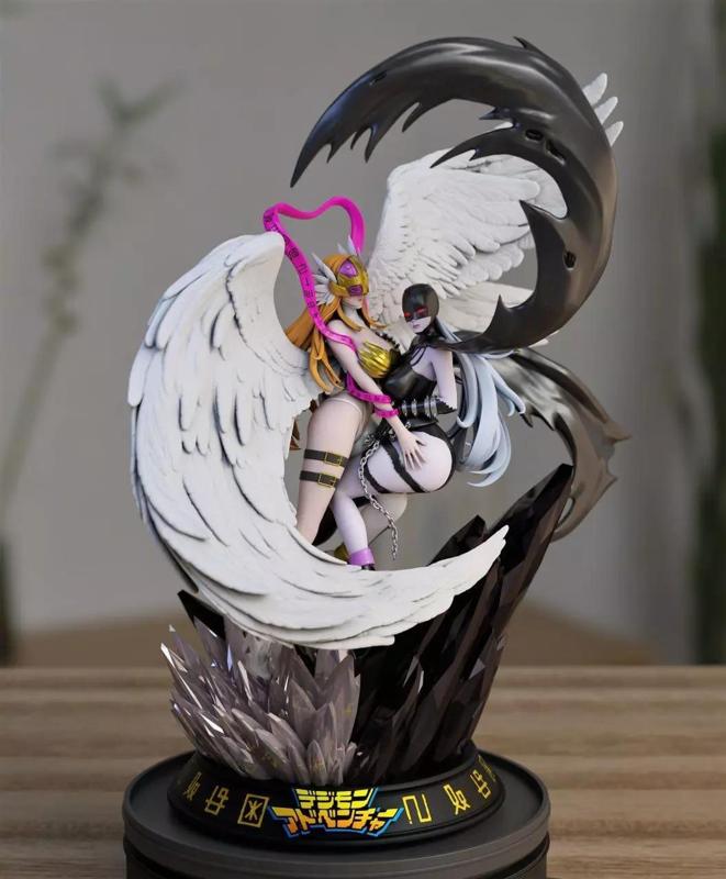 ANGEWOMON AND LADYDEVIMON - 3D PRINT - NSFW