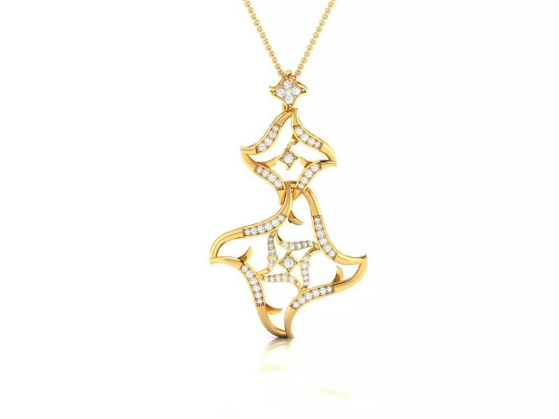 Women Pendant 3dm Render Detail