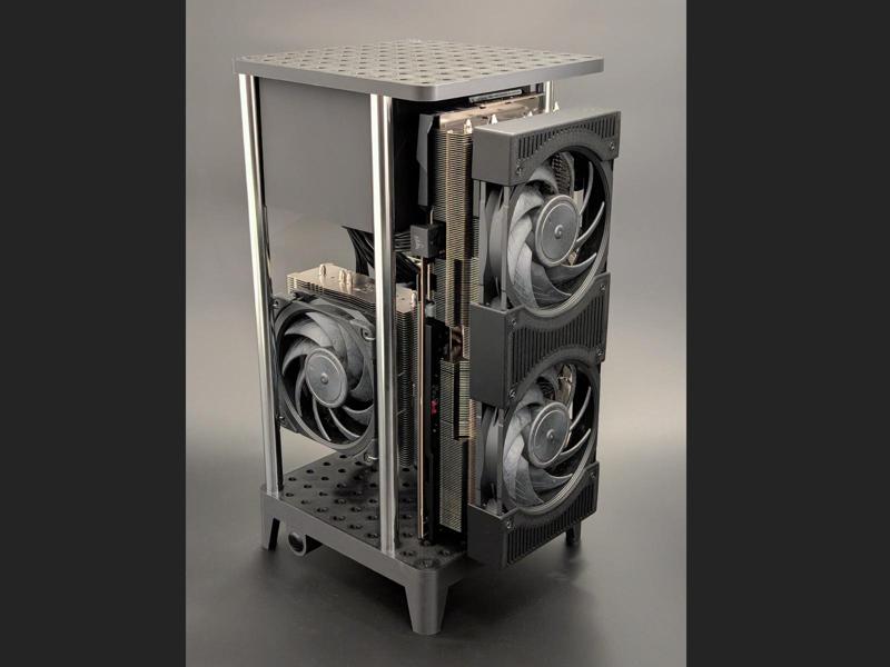 Open Frame ITX PC Case