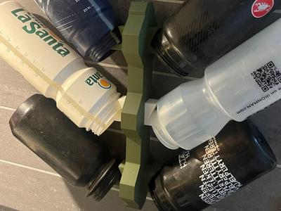 Water bottle wall mount