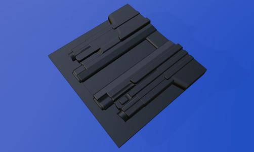 HS SF19 4.5 + Olight Baldr S Split Mold vacuum.