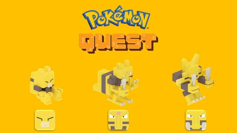 Evolutions of Alakazam - Pokemon Quest in 8-BITS