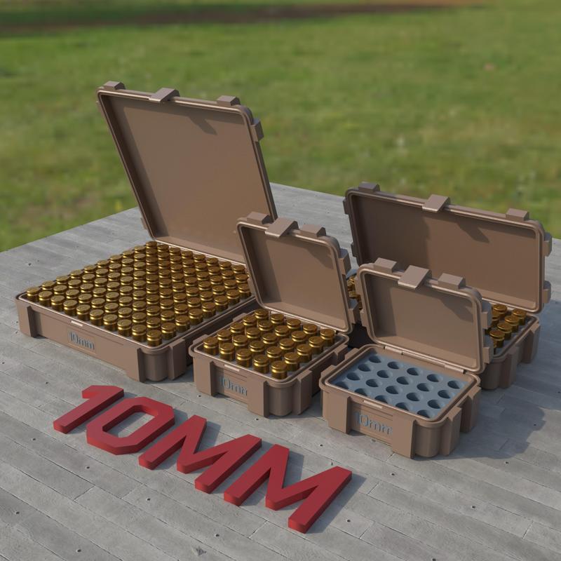 AMMO BOX 10mm AMMUNITION STORAGE 10 mm CRATE ORGANIZER