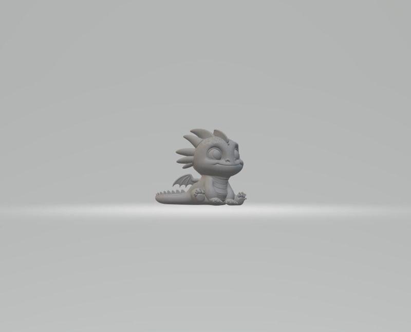 Cute Baby Dragon – Adorable 3D Printable Fantasy Model