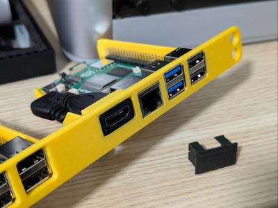 Raspberry Pi 5 Pi 3 Rack Mount 10" HDMI screw snap