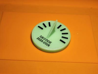 First robotics Decode season sundial