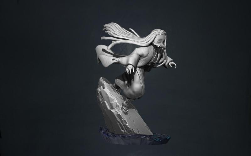 kimetsu no yaiba - demon slayer - nezuko 3d print statue 3D print model