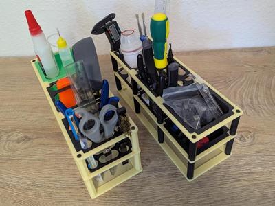 HexaDesk Organizer – modular & minimalist