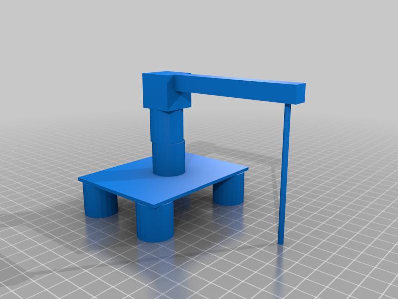 simple oil drilling platform