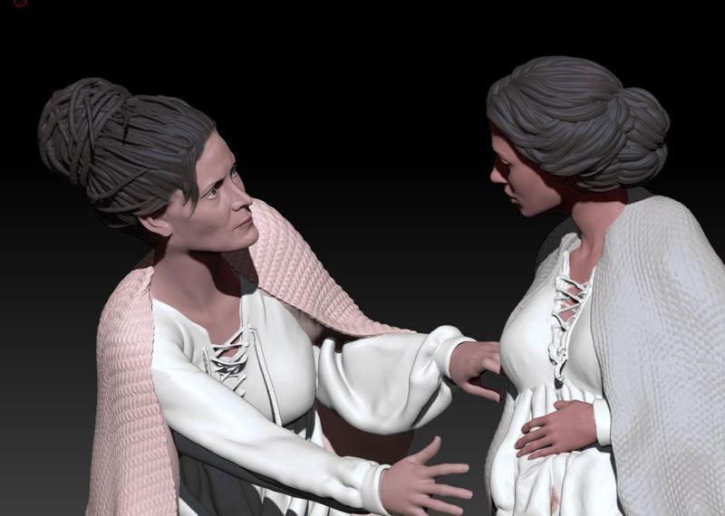 Mary and Elizabeth - garotinos 3d