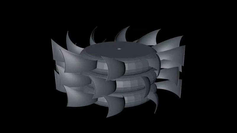 vawt wind turbine printable stl