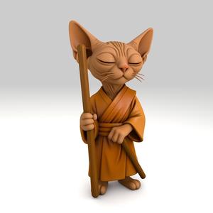 DnD Sphynx Cat Monk