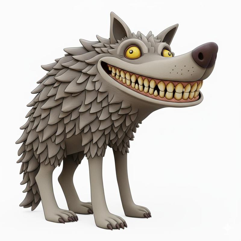 Big Bad Wolf - Little Red Riding Hood and the Wolf (3D Model) Big Bad Wolf - Little Red Riding Hood and the Wolf