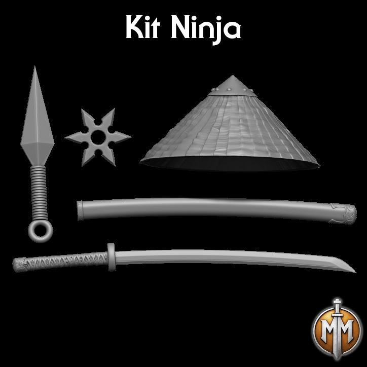 NINJA WEAPONS KIT - MOTU & MOTUC