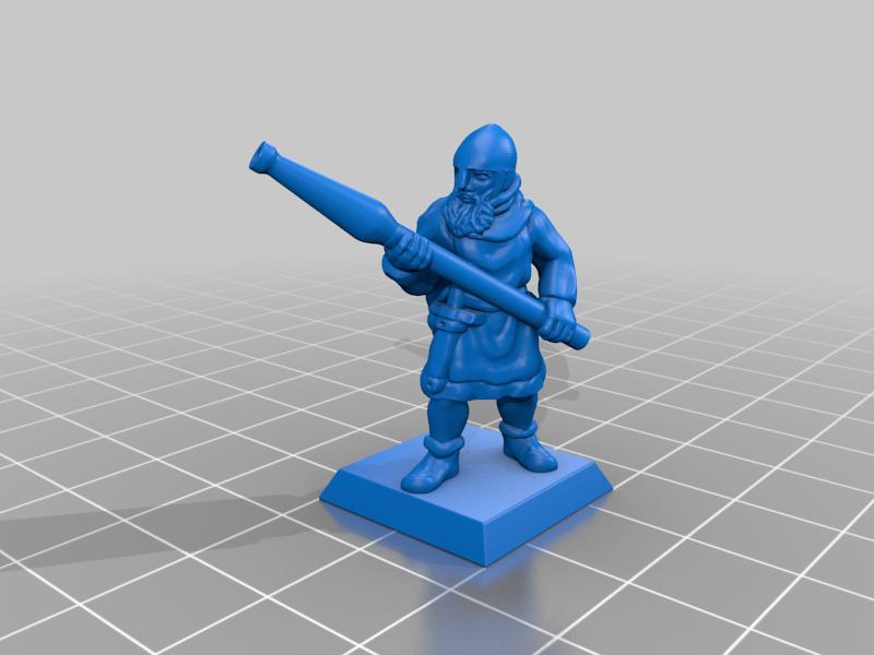 Late Medieval Militia Handgunner (supportless)