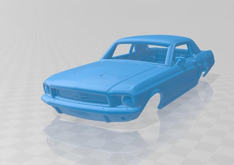 Ford Mustang Hardtop 1968 – STL Body Car Only