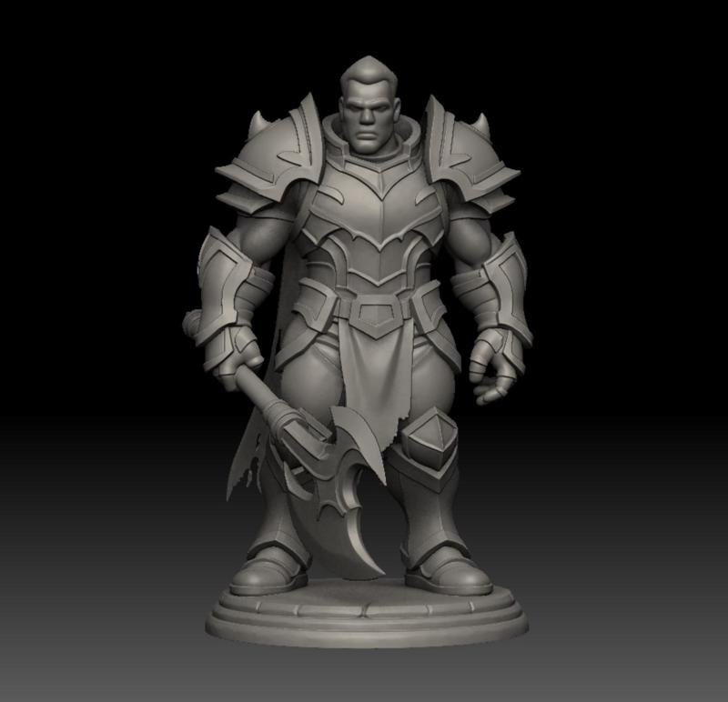 Darius League of Legends - Armored Warrior with Battle Axe