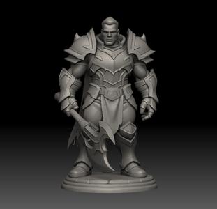 Darius League of Legends - Armored Warrior with Battle Axe