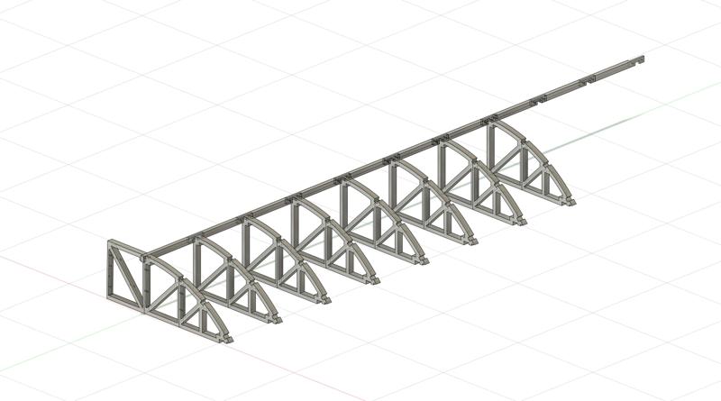Modular Warehouse Roof for e.g. 77l RUB's 1:14 scale