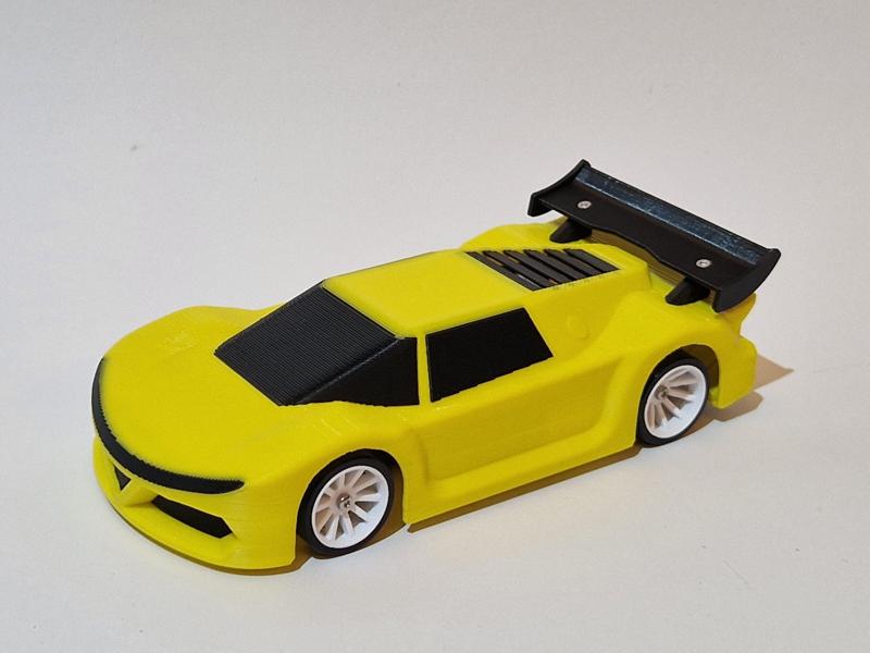 ALVORA Racing Body for 1/28 Race Cars, Kyosho MR-03, MR-04, GL-Racing, Atomic, etc.