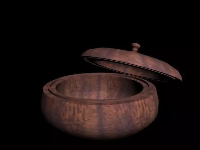 Mini wooden jewelry ring box