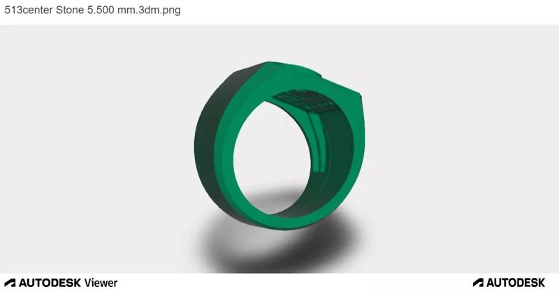 Men Ring with an Oval Cut Center Stone