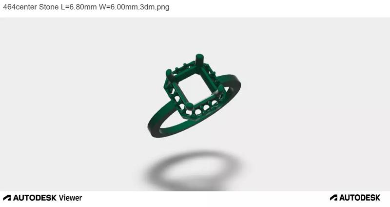 Men Ring With Asscher Cut Center Stone