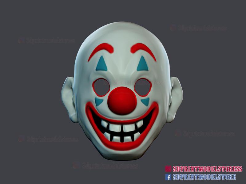 Joker Movie Clown Mask Cosplay Costume Halloween Helmet