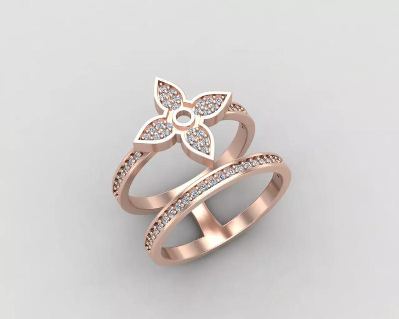 Minimal LOUIS VUITTON Ring 128-MW