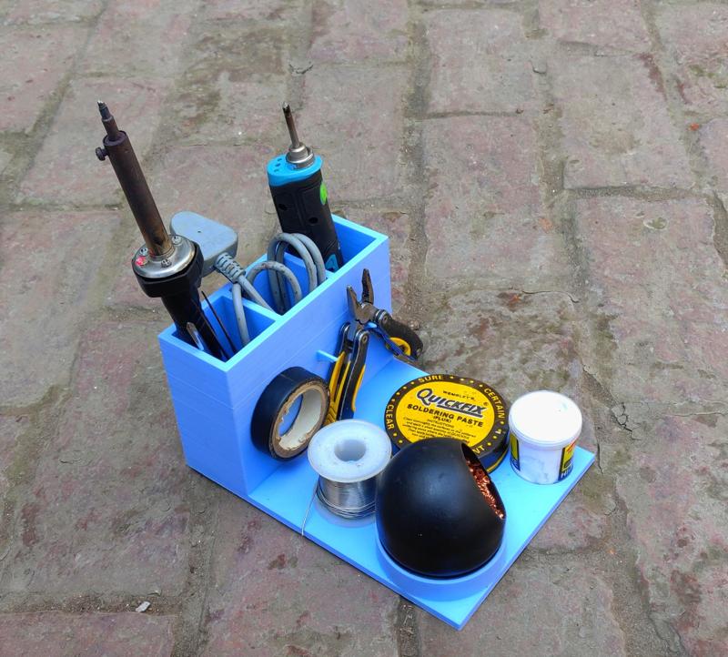 Portable Soldering Iron Station / Stand - Electronics bench, Electronic workbench