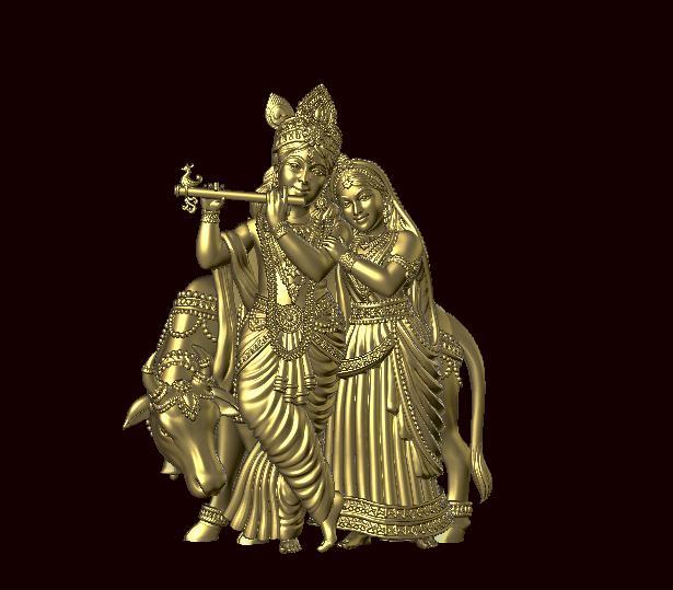 LORD RADHA KRISHNA HD MODEL