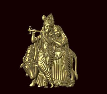 LORD RADHA KRISHNA HD MODEL