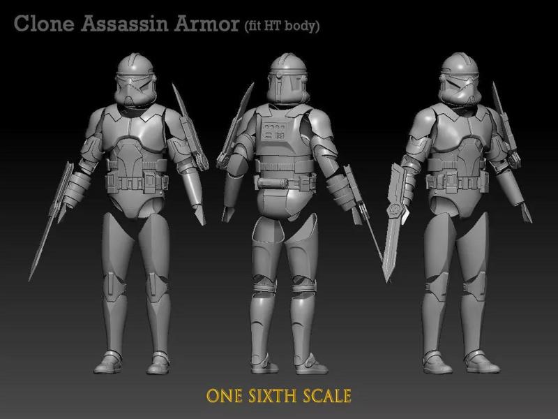 Clone Assassin One6 scale custom STL