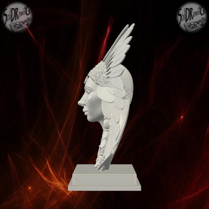 Tribal Queen Feathered Crown – SoliDRawinGs SG856