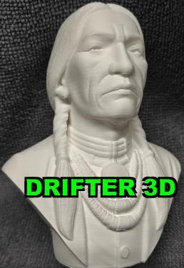 Native American Man Bust 1