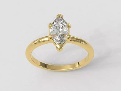 10mm x 5mm Marquise Gemstone Classic Ring