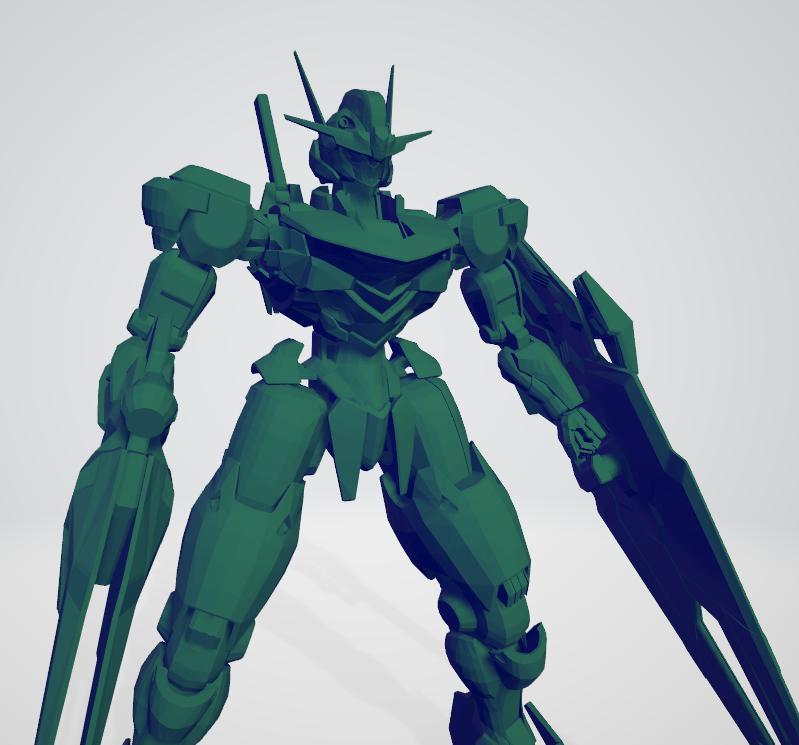 XVX-016 Gundam Aerial 1/400 (includes pre-supported)