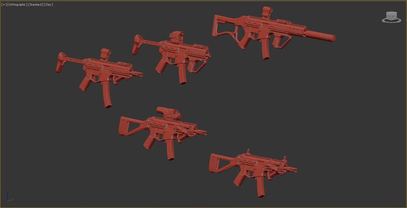 (1:6 scale) UMP 9mm Pack
