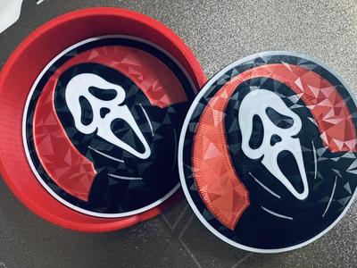 Ghostface / Scream Coaster & Holder Set