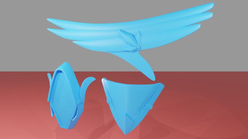 Dorothy Nikke chest and head accessories